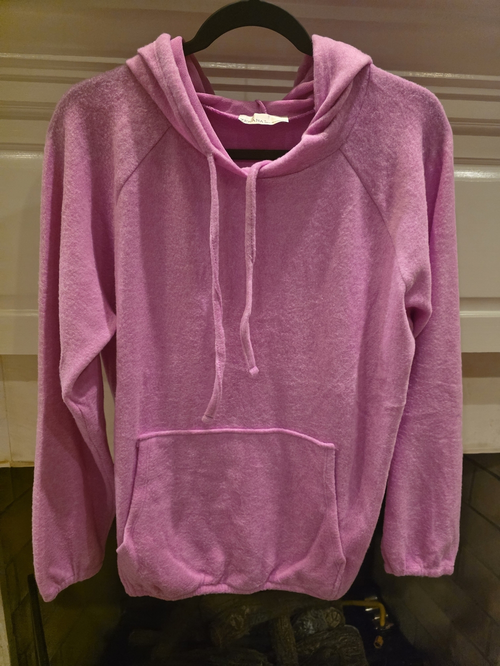 Zenana Outfitters Rose Hooded Pullover